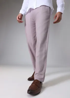 Lavender Drawstring Linen Pant