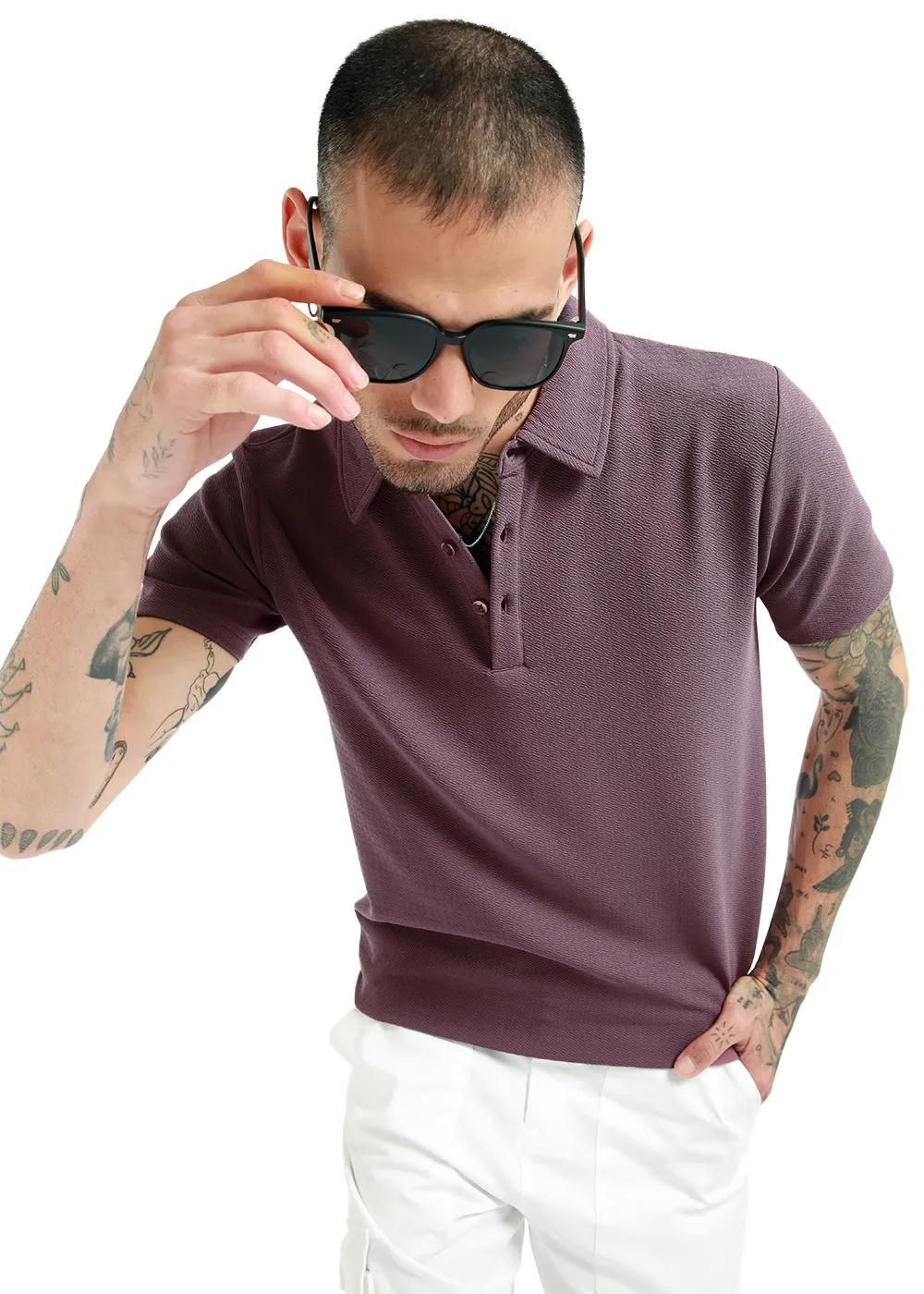 Lavender Polo T-shirt