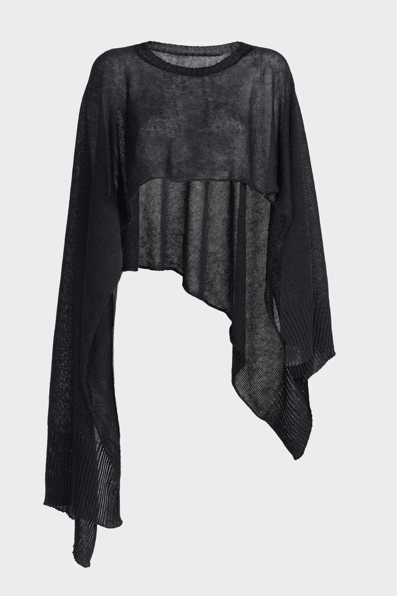 Linen Asymmetrical Cape