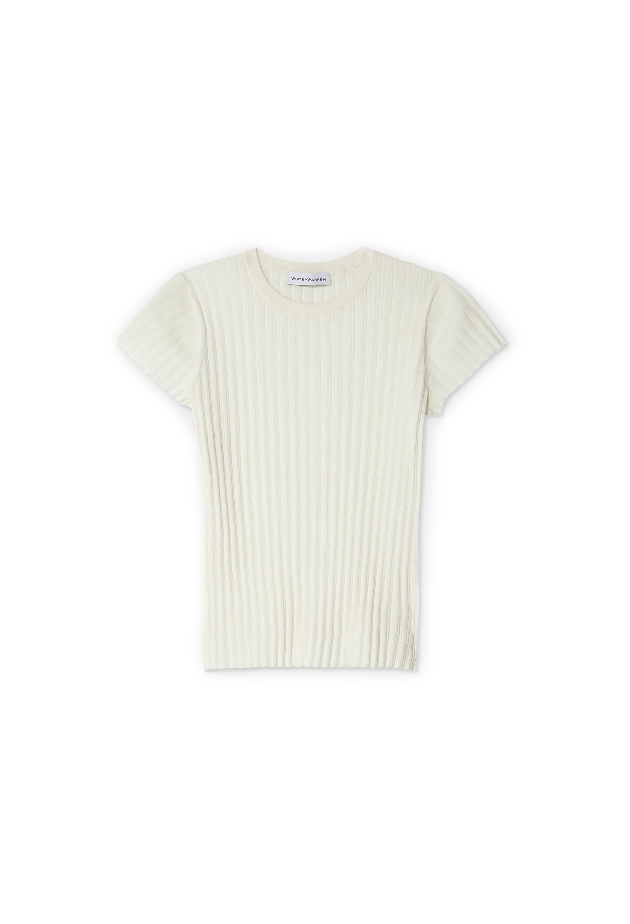 Linen Gauze Ribbed Tee