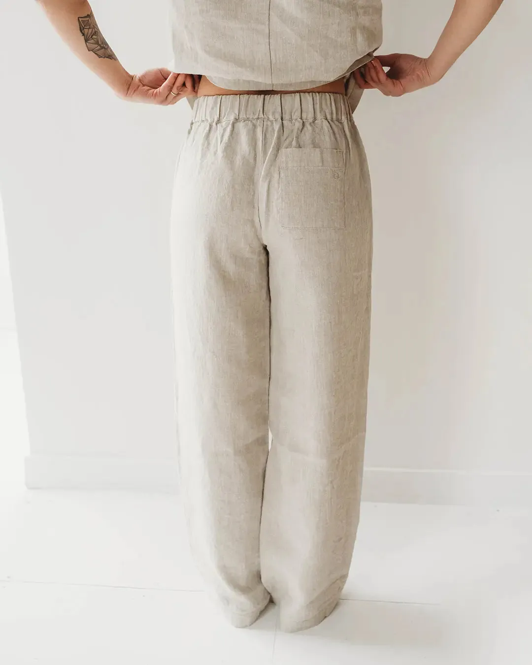 Linen Lounge Pants - 100% European Flax Linen