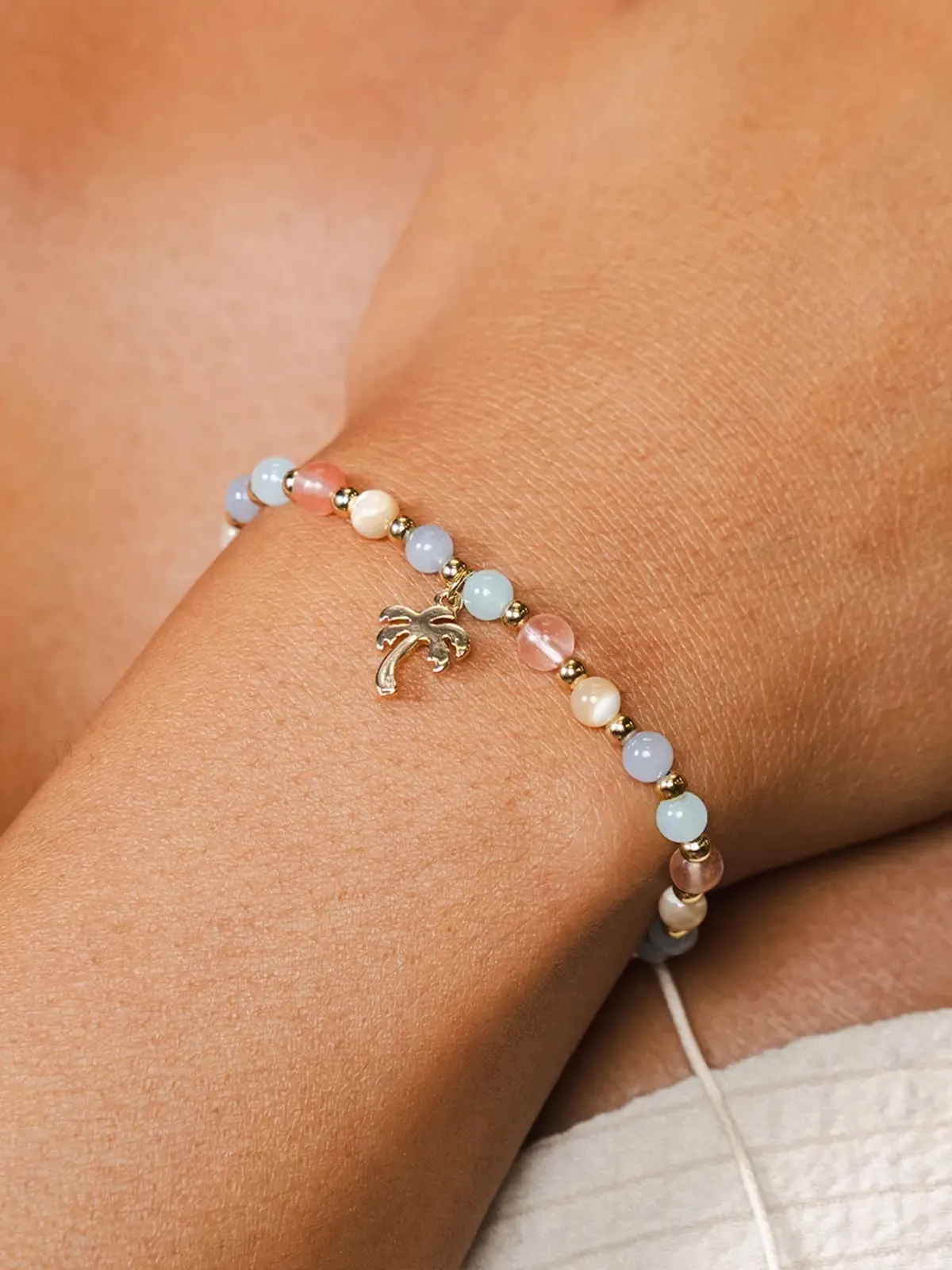 Lotus & Luna Stay Breezy Florida Charm Bracelet