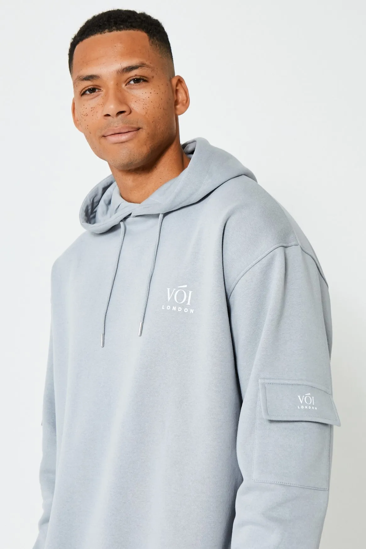 Mansfield Street Oversized Cargo Tracksuit - Grey