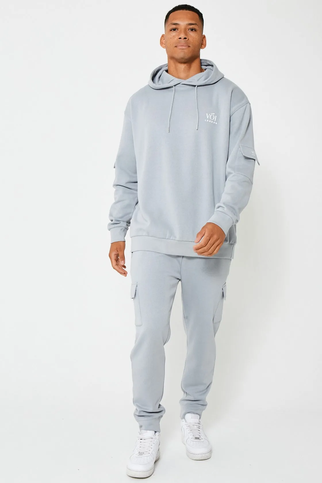 Mansfield Street Oversized Cargo Tracksuit - Grey