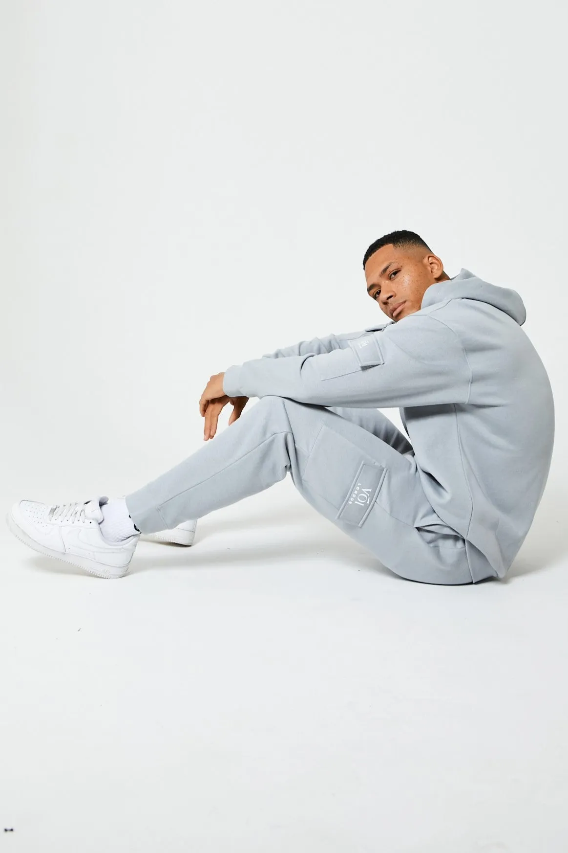 Mansfield Street Oversized Cargo Tracksuit - Grey