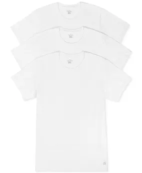 Men's Calvin Klein | Three Crew Neck T-Shirts | White