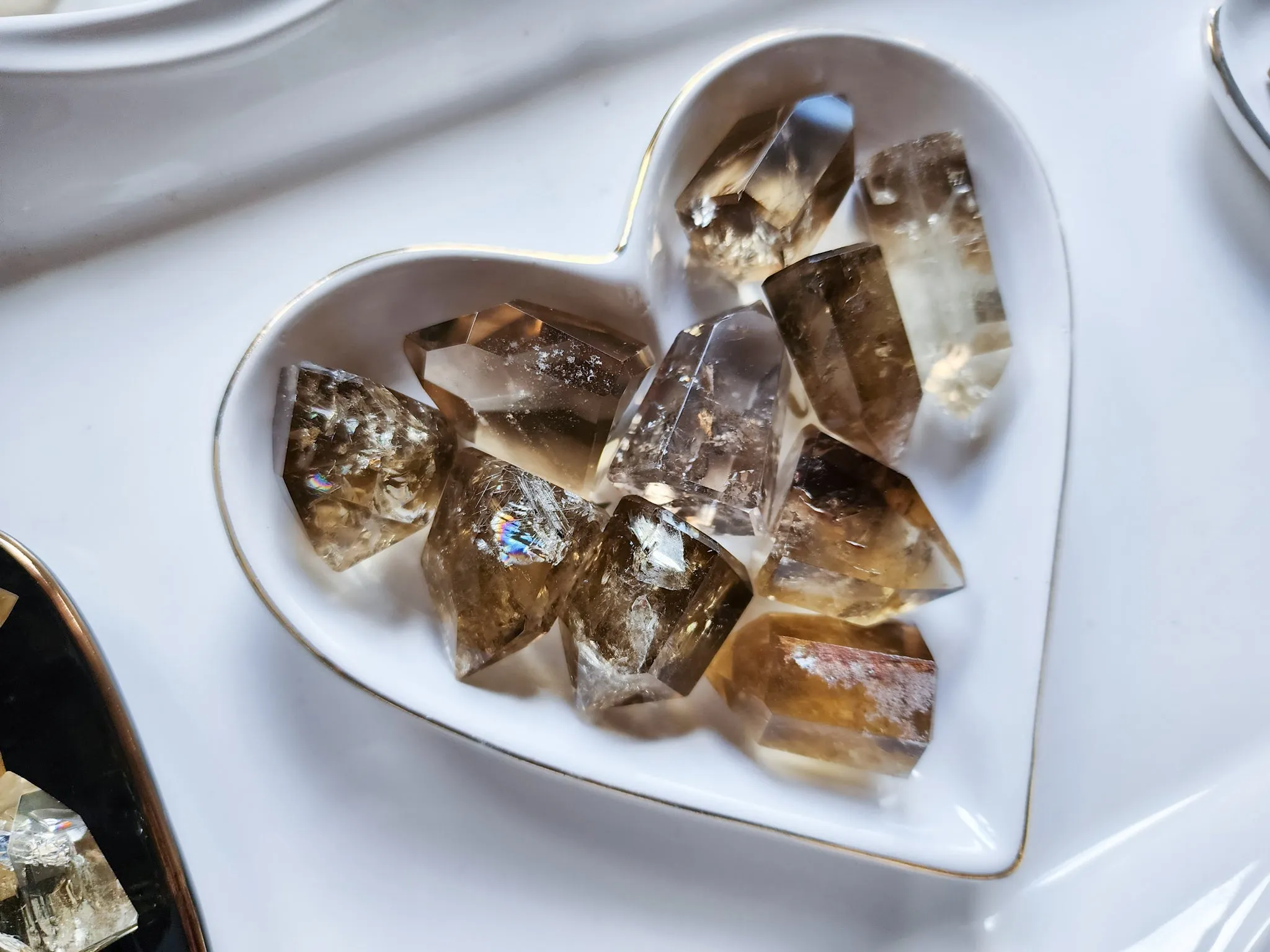 Natural Citrine Points || Brazil