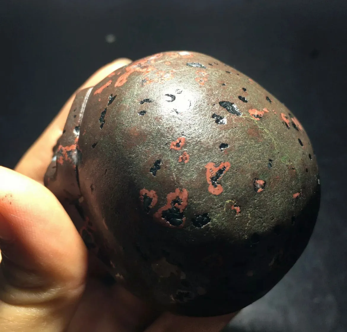 Natural Plum Jasper Skull