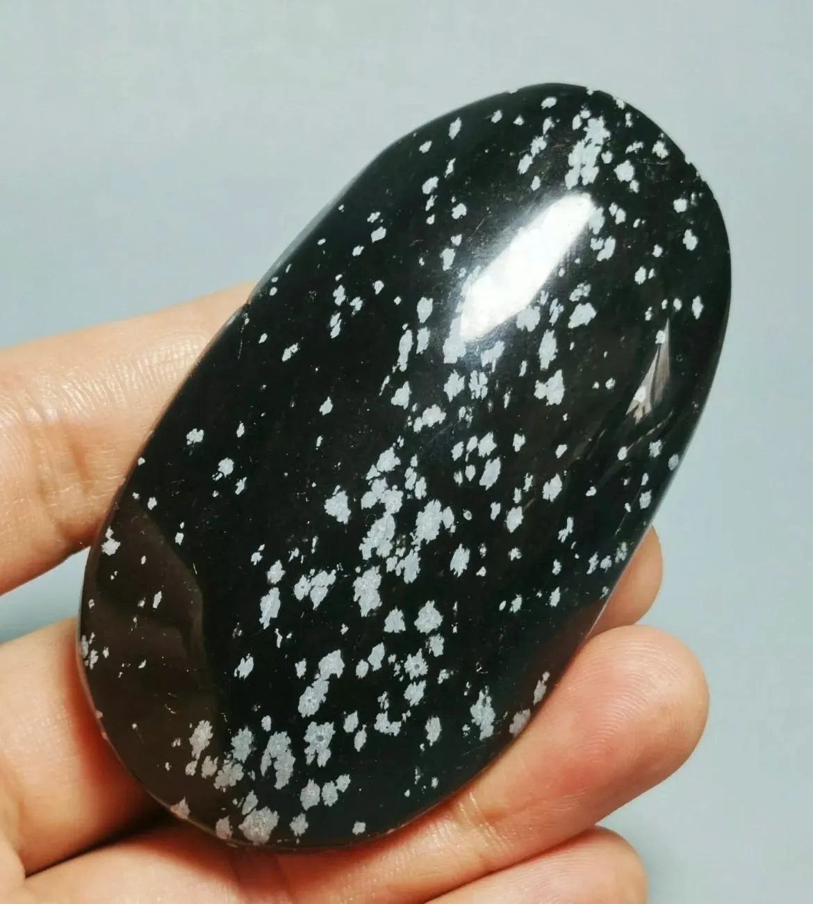 Natural Snowflake Obsidian Stone