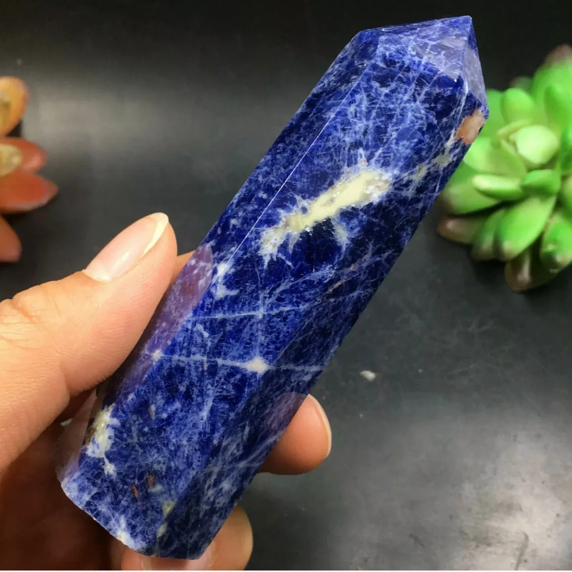 Natural Sodalite Wand