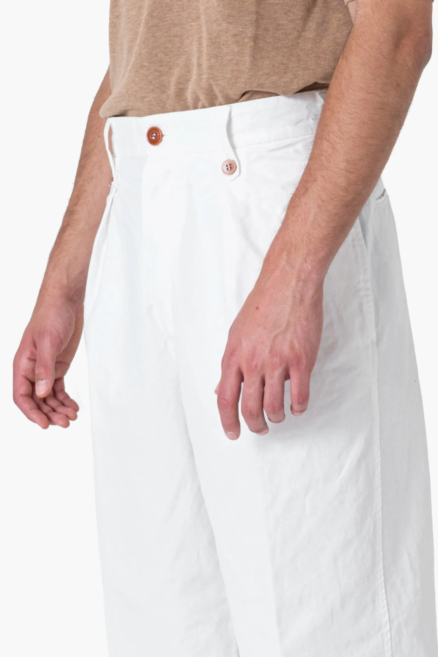 PANTALONE NONNO STREET BIANCO