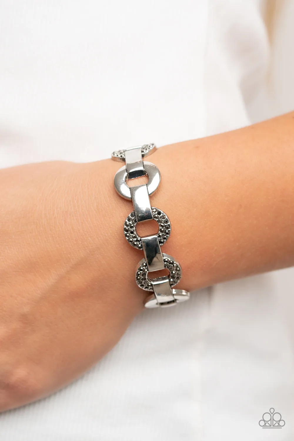 Paparazzi Revolutionary Romantic - Silver Cuff Bracelet