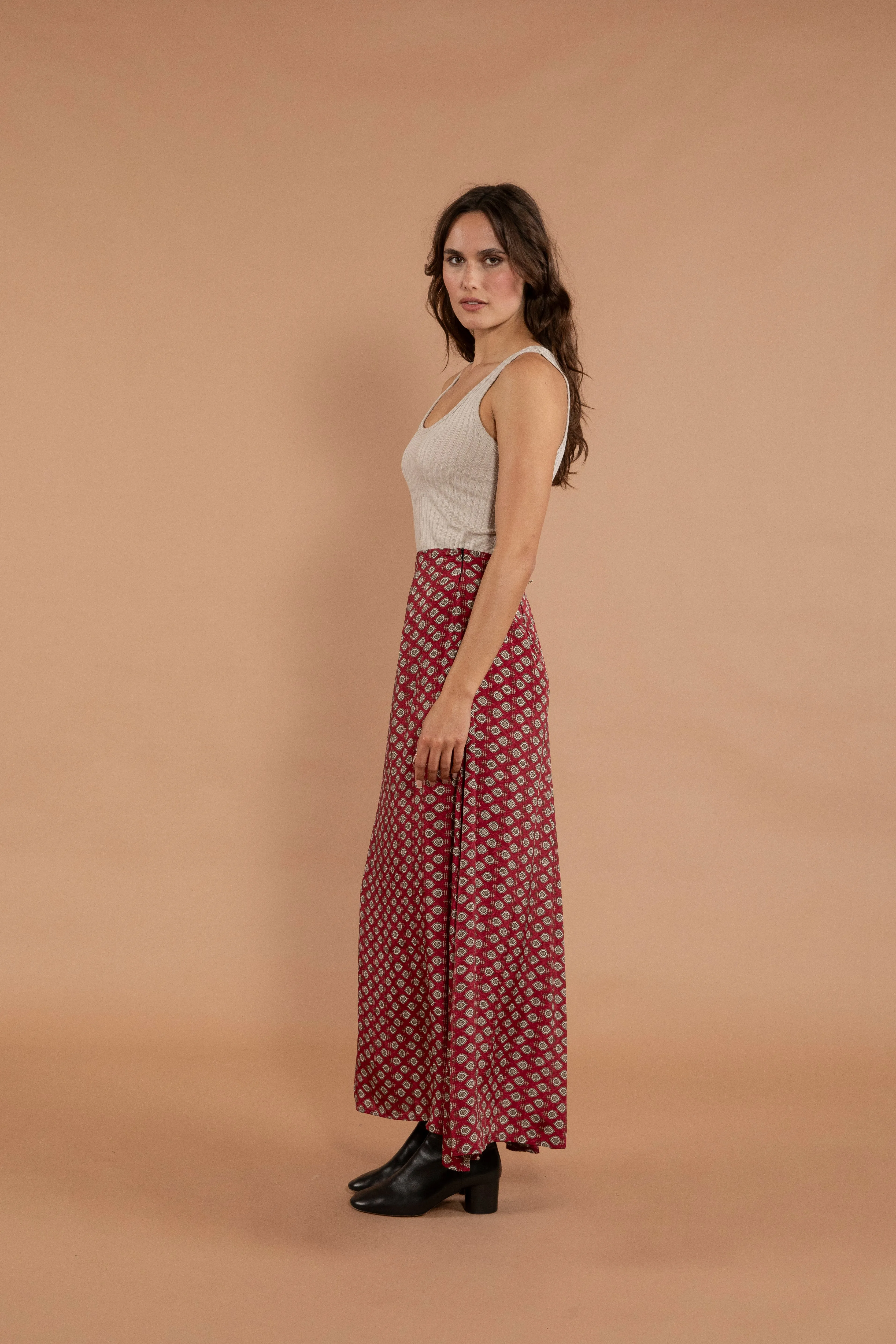 Rahi Straight Maxi Skirt