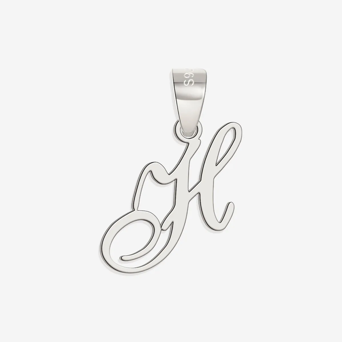 Romantic Initial Charm Pendant