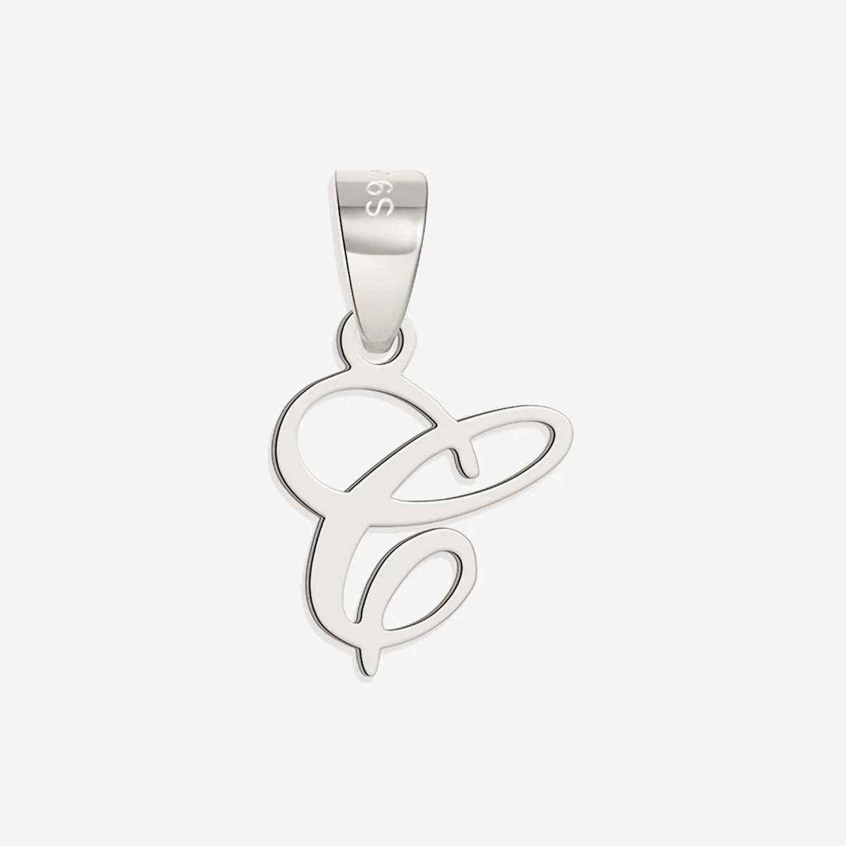 Romantic Initial Charm Pendant