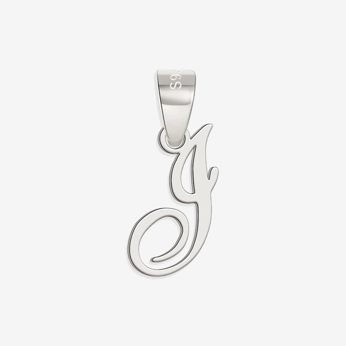 Romantic Initial Charm Pendant