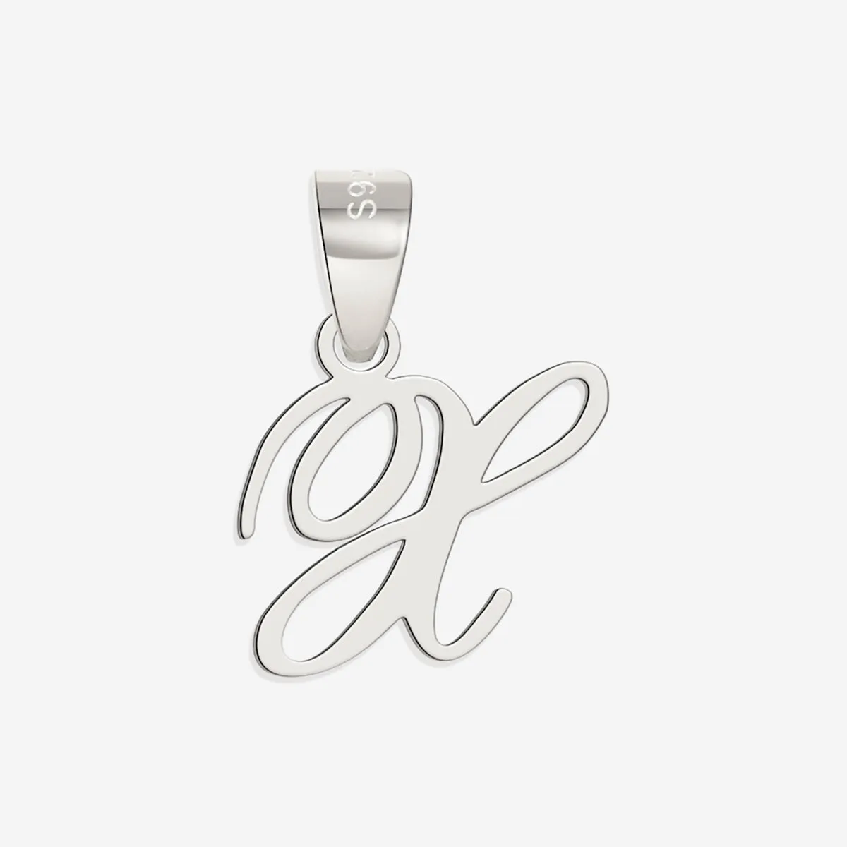 Romantic Initial Charm Pendant