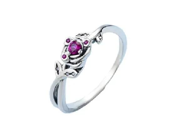 Romantic Princess Amethyst Ring - 925 Sterling Silver