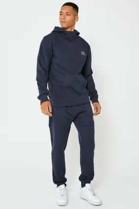 Rowland Street Fleece Tracksuit - Navy