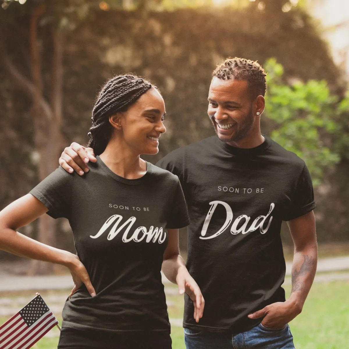 Soon To Be Mom / Dad Matching T-Shirts