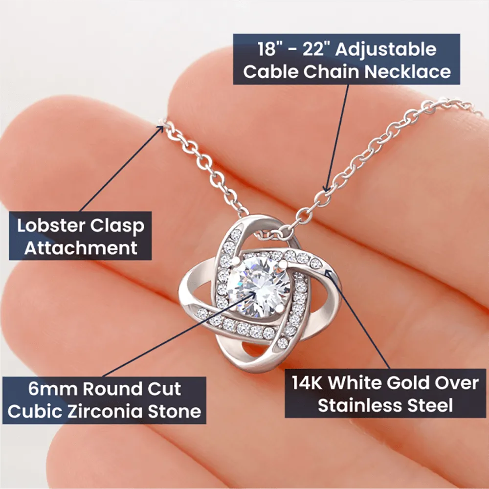 Soulmate Gift, The Memories We've Made Romantic Love Knot Necklace