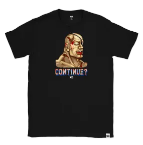 STREET FIGHTER 'Continue? Sagat' t-shirt - Black