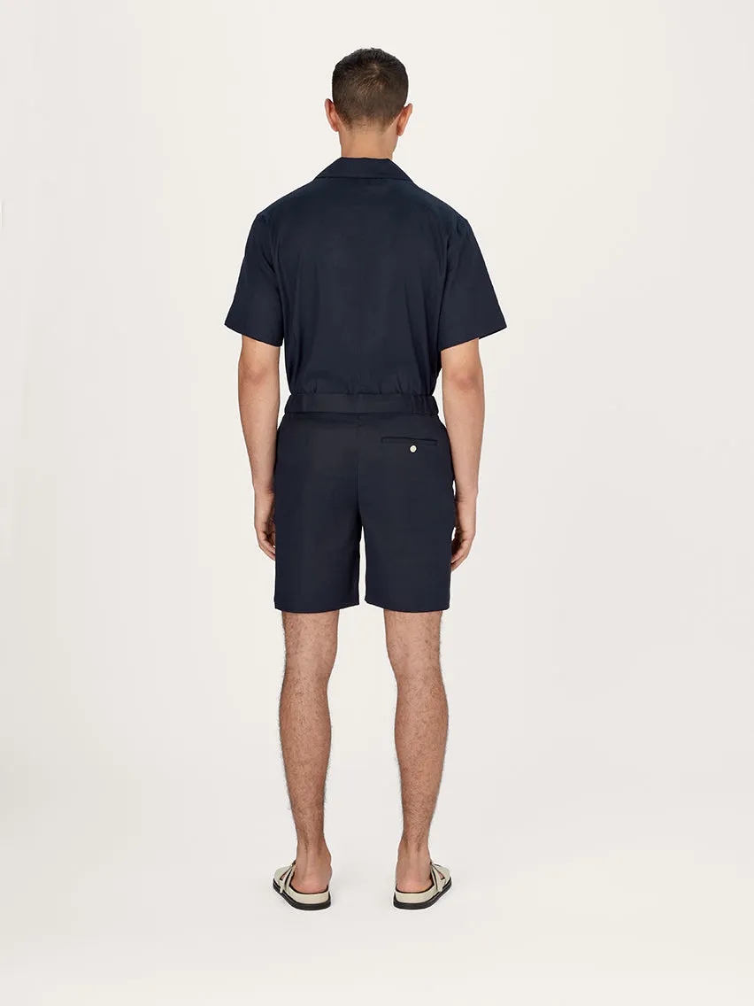 The 12 Shorts Linen 9" || Navy | Linen