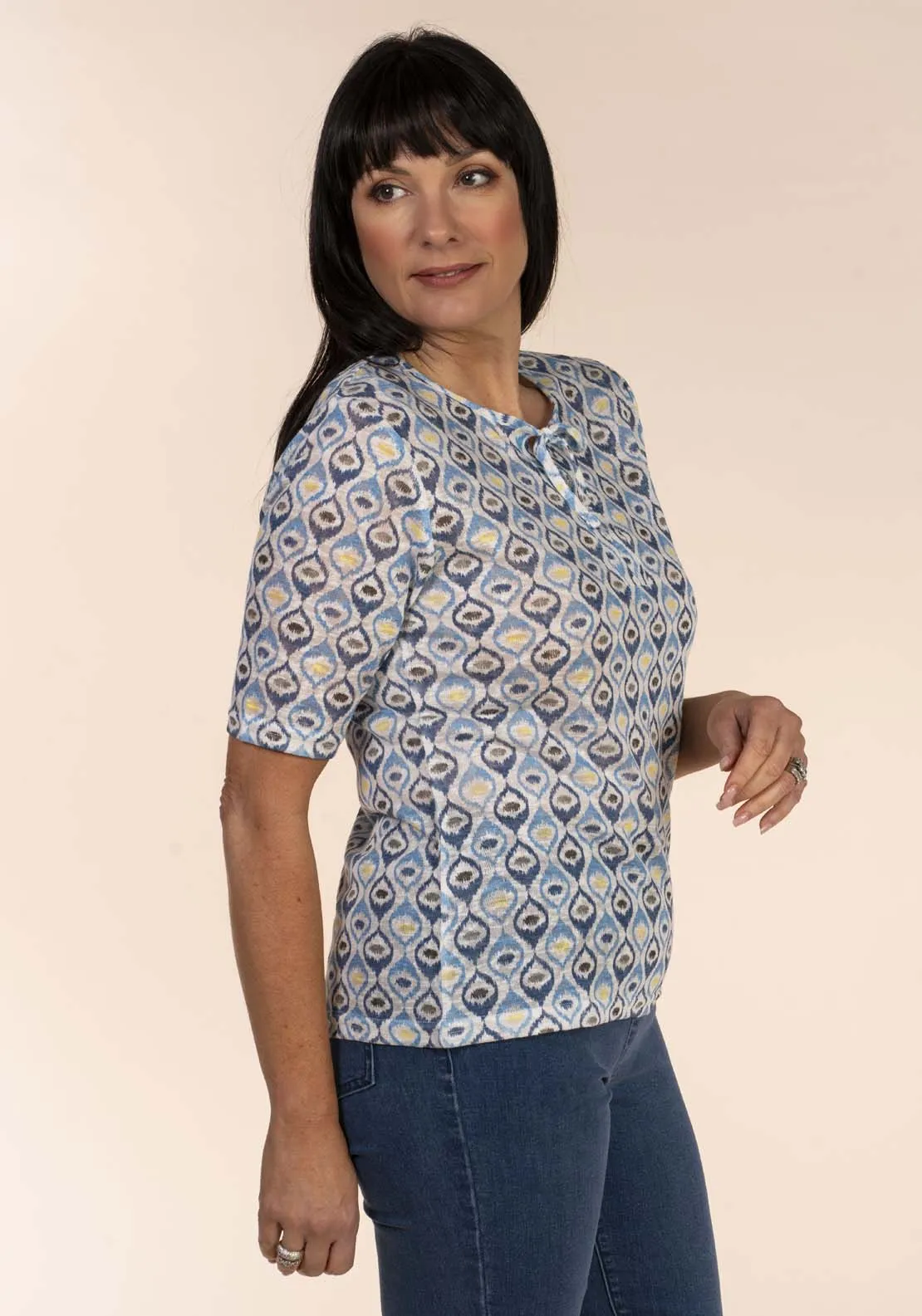 Tile Print T-Shirt