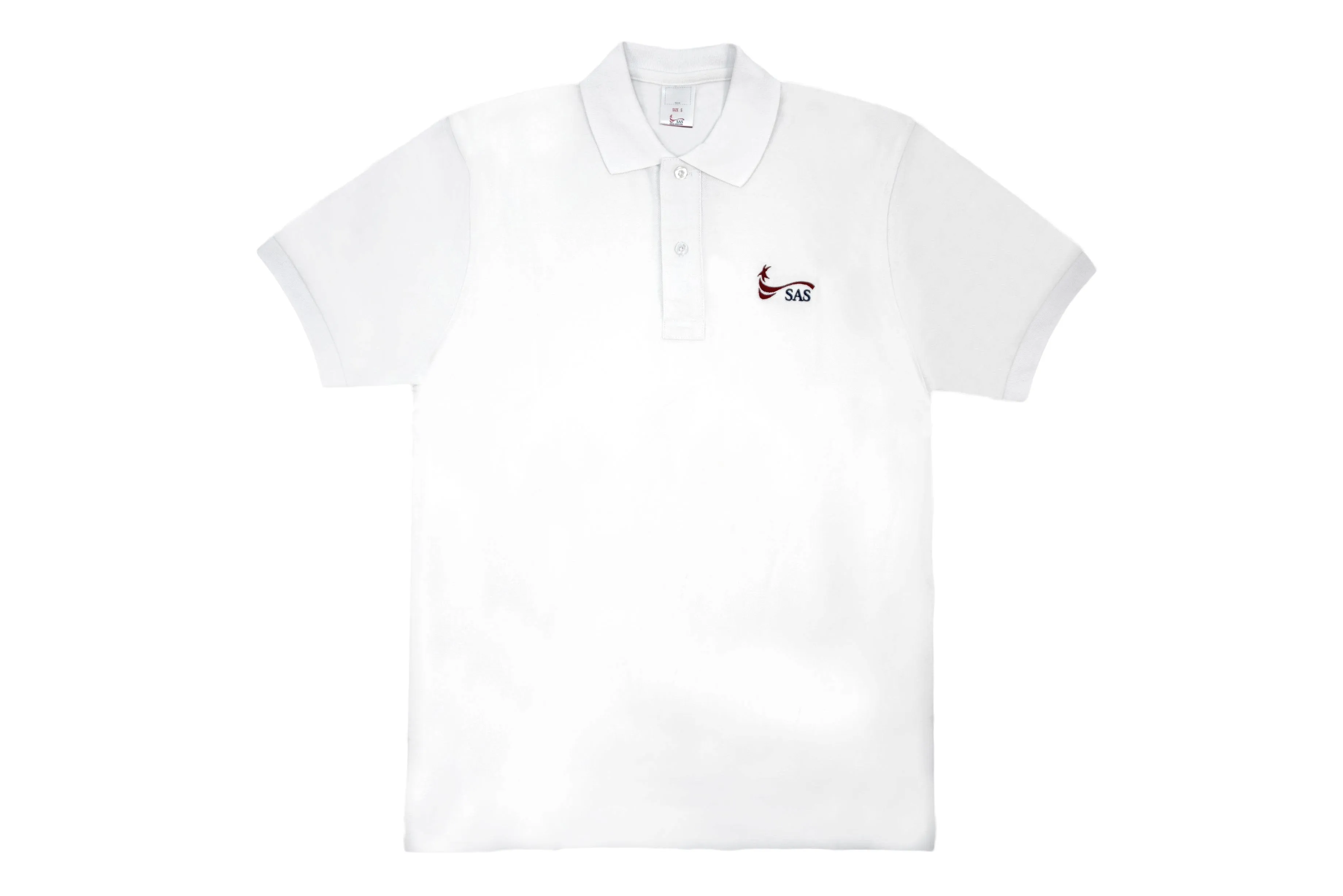 (Uniform-Unisex) WHITE Polo Shirts