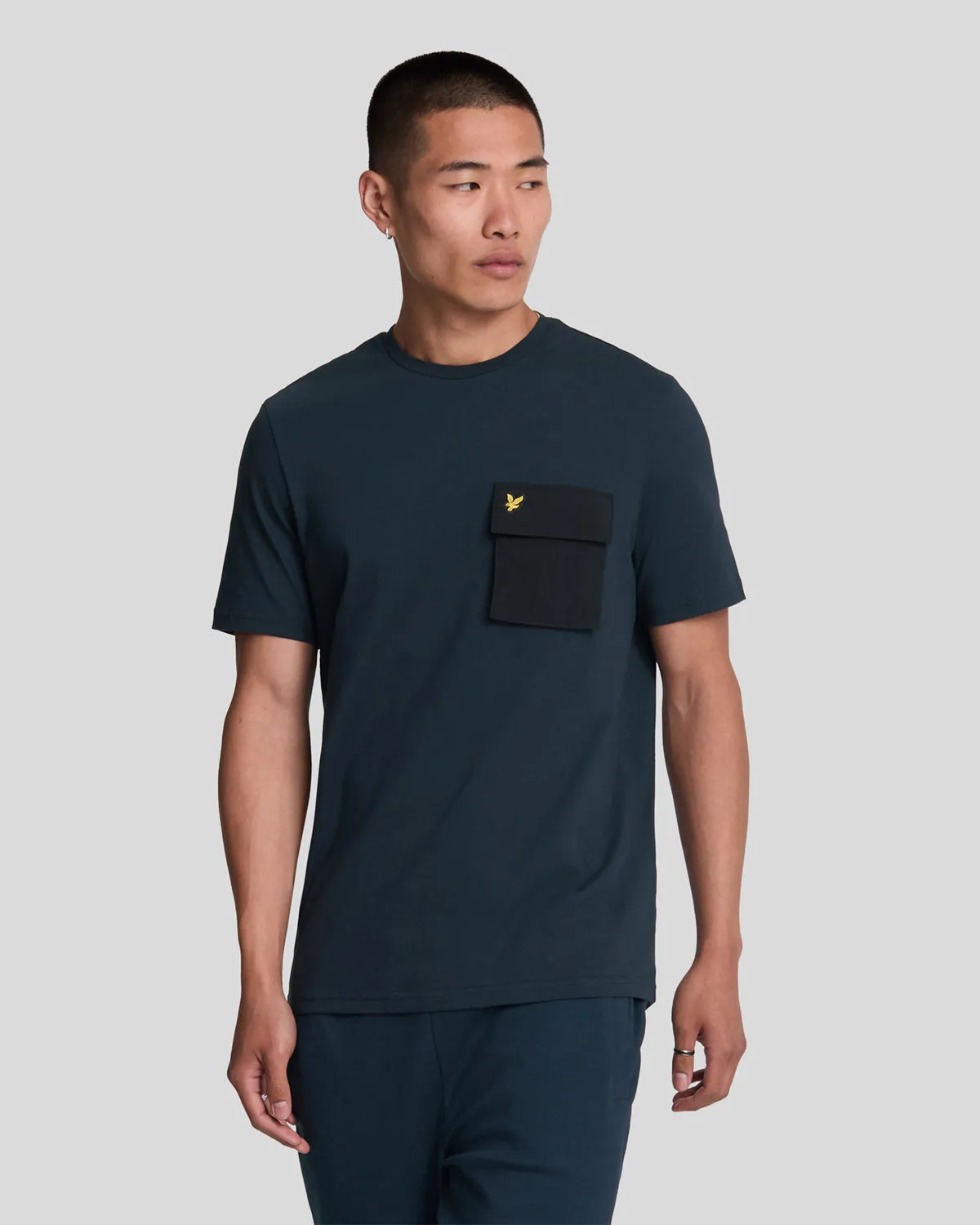 Woven Pocket T-Shirt